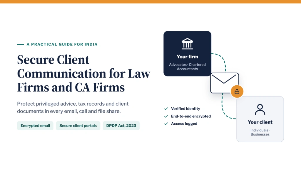 Secure Client Communication for Law Firms and CA Firms: A Practical Guide for India